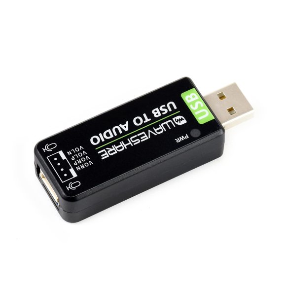 Tarjeta de sonido USB Waveshare para Raspberry Pi/Jetson Nano