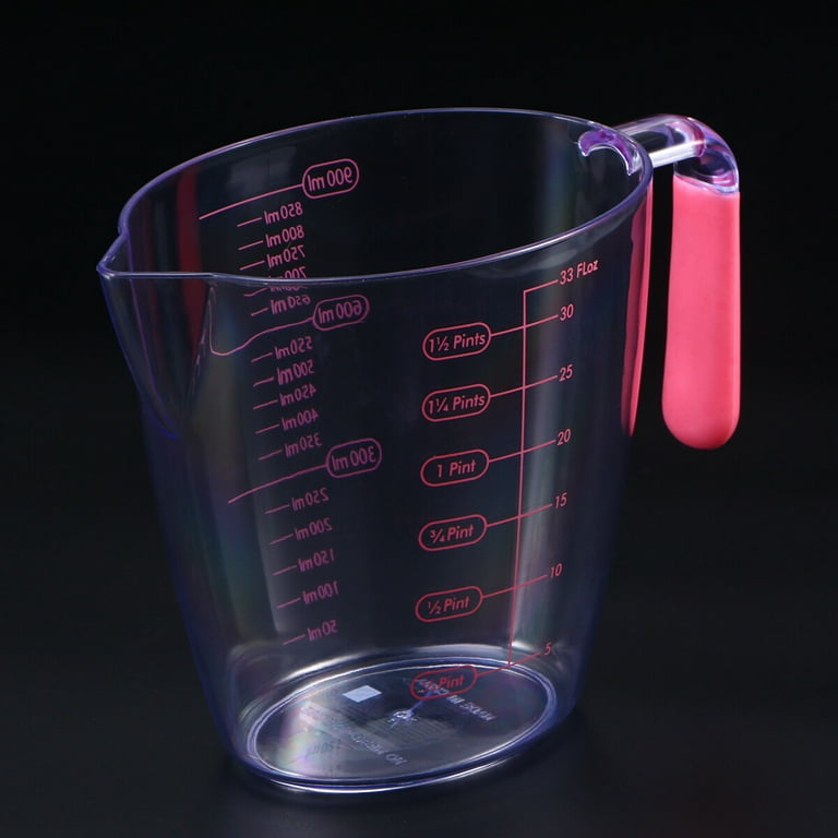 Measuring Cup Heat Resistant Angled Plastic Measuring Mug with Handle for  Drinking Baking Cooking Pouring Liquid 250ml