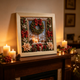 thumbnail image 3 of 3D Christmas Fabric Poke Art Kit, Complete DIY Punch Needle Craft Supplies, Vintage Holiday Wall‑Hanging Decoration for Adults and Beginners, 3 of 3