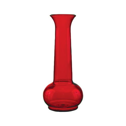 Plastic Bud Vase Rubi Red(6 Pieces)