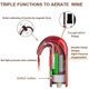 thumbnail image 4 of Aireador de vino eléctrico, dispensador de vino, aireador y decantador, vertedor de vino, accesorios para vino tinto y blanco, regalo de vino tinto, 4 of 5