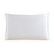 thumbnail image 2 of Funda de almohada de seda de morera Funda de almohada transpirable de 2 lados Funda de almohada de color sólido para la piel del cabello, Blanco, 51x66cm kenally HA003379-15, 2 of 7