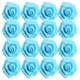 thumbnail image 2 of Lote de 100 piezas de flores artificiales rosas para decoración de mesa Azul, 2 of 9