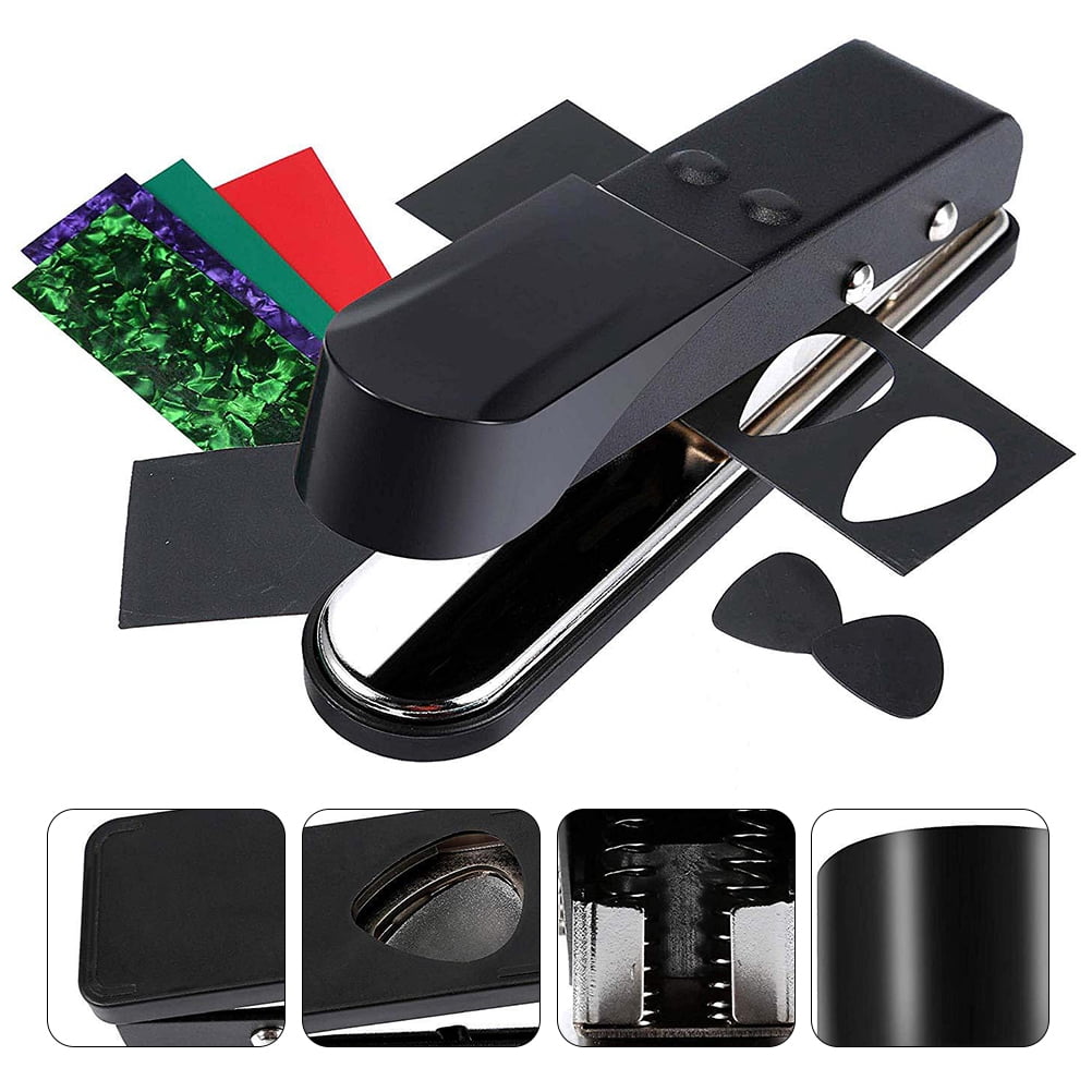 FOLOYORI 1Set DIY Guitar Making Tool for Creating Picks from Plastic Cards with Easy Hand Press