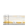 thumbnail image 7 of Unique Loom Blossom Collection Area Rug - Montego (7' Round Yellow/Ivory), 7 of 7