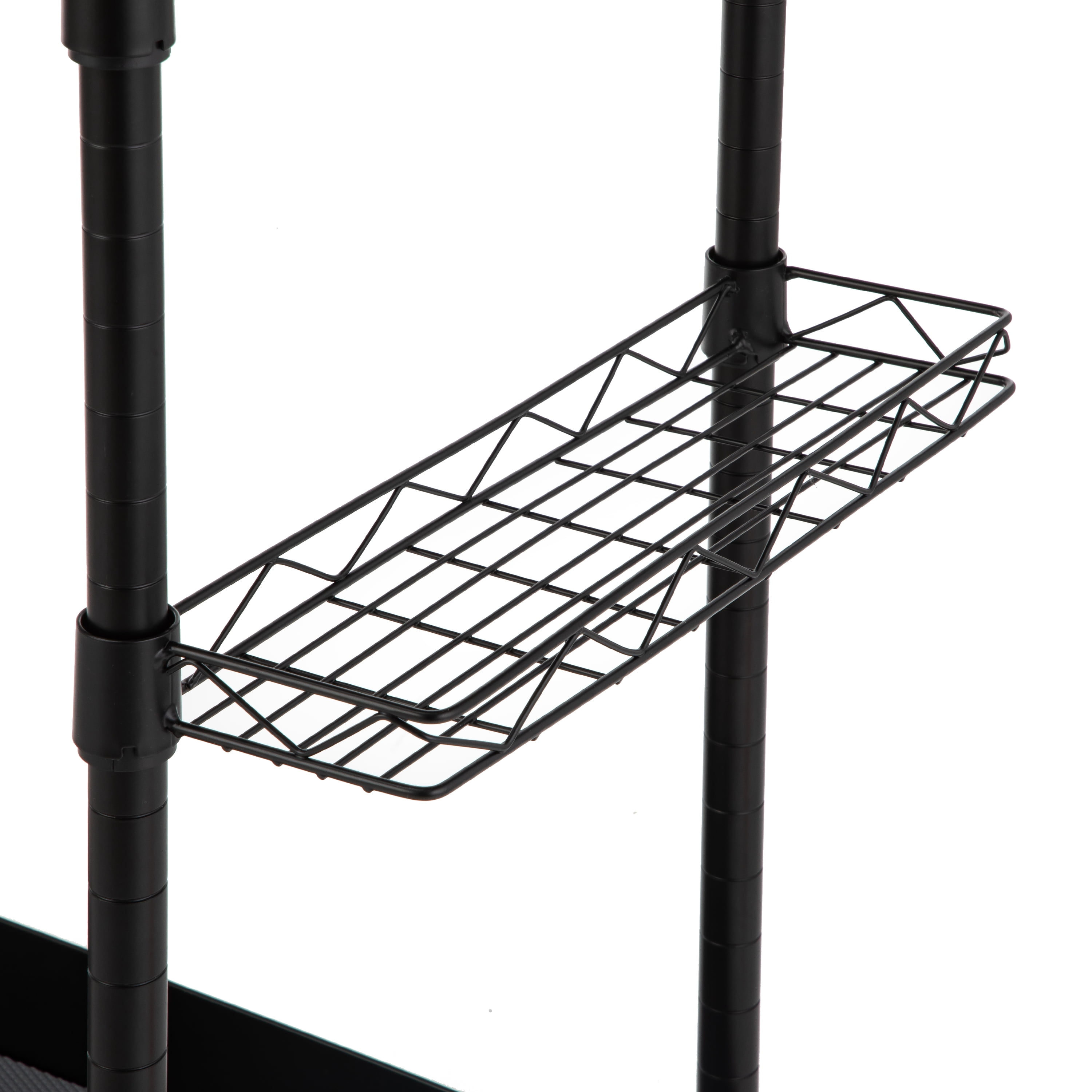 HomeZone 2 Tier Tool Utility Cart with EVA Mat and 3 Accessories