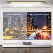 AWOL VISION 120 Ambient Light Rejecting Screen for Ultra Short Throw Projector, Fresnel Screen for Bright Daylight Room
