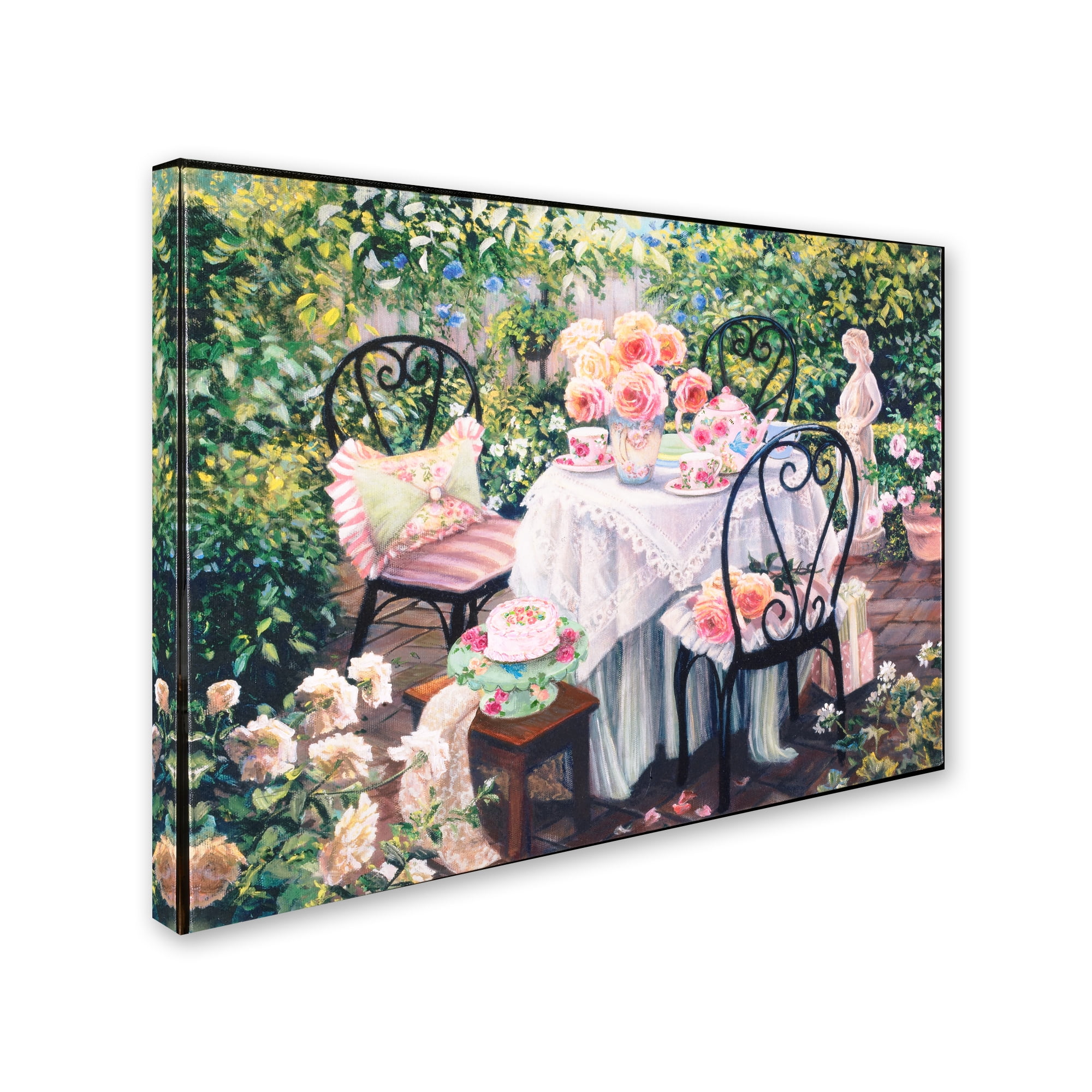 Trademark Fine Art 'Floral Garden' Canvas Art by Susan Rios