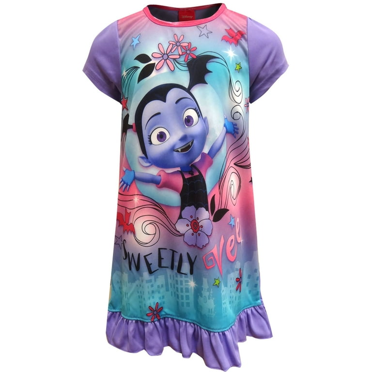 Disney Junior Vampirina Sweetly Vee Nightgown Walmart