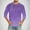 Purple, variant on Dovford Gradient Shirts Tshirts Mens 3/4 Sleeve Tops Plus Size Casual Regular Fit Crewneck Clothes 2025