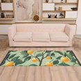 thumbnail image 2 of Yayeee Runner Rug for Bedroom 2'x6' Machine Washable Hallway Non Slip Mat, Orange Tree, 2 of 8