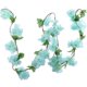 thumbnail image 1 of Guirnalda de flores de cerezo CHAO decoración artificial de boda navideña Azul, 1 of 5