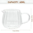 thumbnail image 2 of ACDANC Glass Creamer Pitcher Cup Coffee Creamer Jar with Pour Spout Mini Glass Milk Jug (60ml), 2 of 4