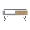 thumbnail image 2 of Mesa de Centro Rectangular RTA Estilo Moderno Color Blanco, 2 of 4