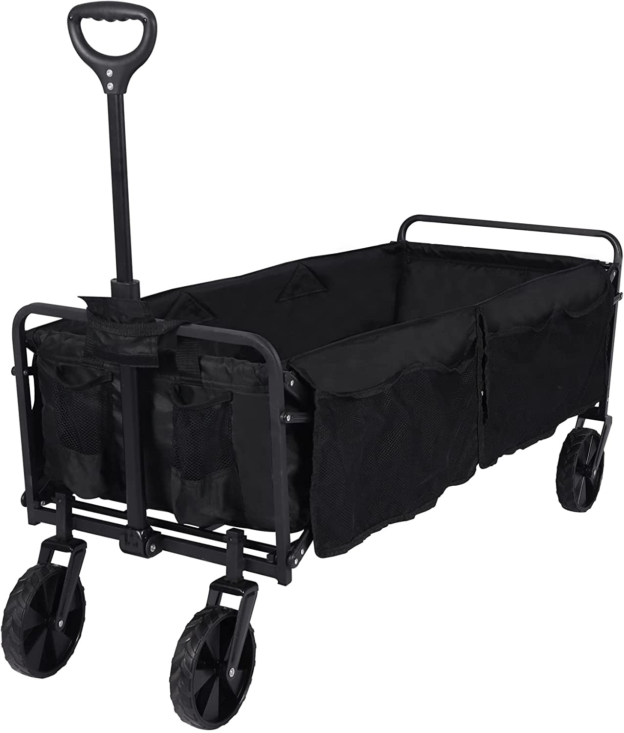 REDCAMP Extra Long Collapsible Wagon Cart Heavy Duty, 156L Folding