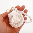 BESTYASH White Rose Keychain Decorative Pendant Lightweight and ...
