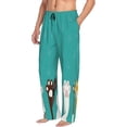 thumbnail image 2 of Junzan Men'S Pajama Pants Cute Cat Paw And Dog Sleepwear Pants Pj Bottoms Drawstring And Pockets, 2 of 9
