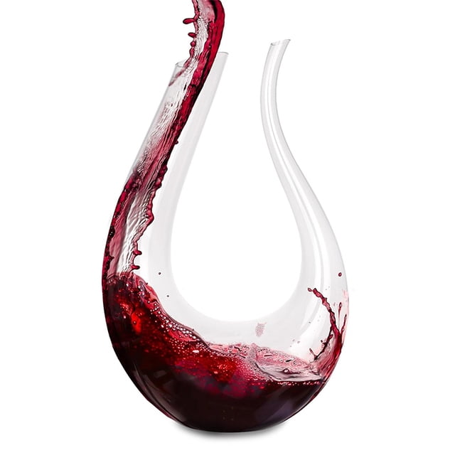 Decantador de Vino WHISKEY TOWN de Cristal Ultra Fino 1.6 L para Vino Tinto