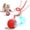 Red, variant on Cat Toys for Indoor Cats, Interactive Cat Ball Self Moving, Automatic Kitten Toy, Smart 360° Electric Rolling Dog Ball Toys USB Rechargeable Quiet Play for Bored Indoor Cats