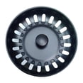 thumbnail image 1 of Colador de fregadero de cocina de acero inoxidable Colador de fregadero de cocina inoxidable Negro, 1 of 9