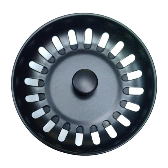 Colador de fregadero de cocina de acero inoxidable Colador de fregadero de cocina inoxidable Negro