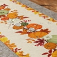 thumbnail image 4 of Pumpkin Table Runner, Happy Thanksgiving Halloween Fall Table Runners Linen Cotton Burlap Kitchen Table Runner for Family Dinner Parties, Christmas & Gathering 13x72inch, 4 of 7
