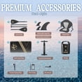 thumbnail image 3 of Ultifit Inflatable Paddle Board Extra Wide 400 Lbs Capacity Anti-Slip Design with SUP Accessories and Seat 10'6" x 33", 3 of 9