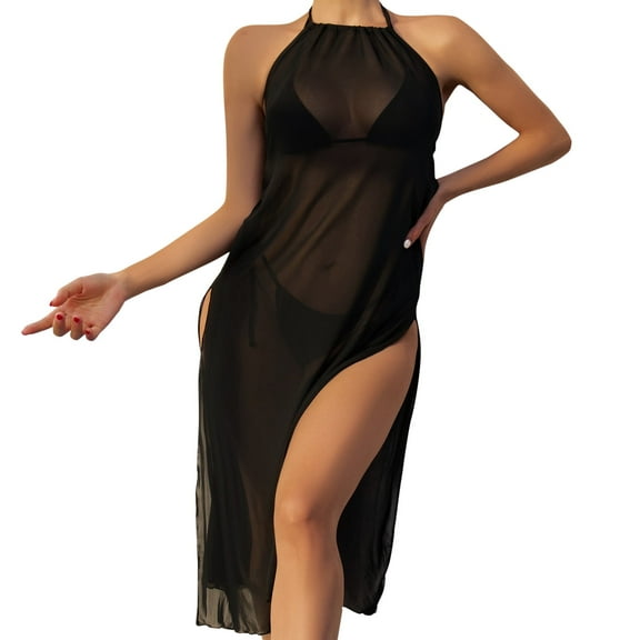Swimsuit Coverup For Women Plus Size Sheer Mesh Shorts Beach Beach Wrap Bikini Wraps Solid Pom Sheer Chiffon Bathing Suit Cover Ups