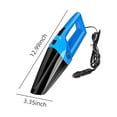 thumbnail image 4 of 120W Portable Car Vacuum Cleaner Wet Dry 12V Cordless Rechargeable 8000Pa Suction Washable Filter Multiple Nozzles for Auto Interior Pet Hair Crumbs Home Cleaning, 4 of 5
