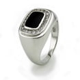 thumbnail image 2 of Tioneer Sterling Silver Square Face Midnight Black Faux Onyx Biker Ring, 2 of 2