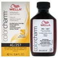 thumbnail image 1 of Tinte líquido permanente para cabello Color Charm - 4G 257 Castaño dorado oscuro de Wella para unisex - Tinte para cabello de 1,42 oz, 1 of 3