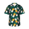 thumbnail image 2 of Goofa Tropical Fruit Hawaiian Shirt for Men, Unisex Summer Beach Casual Short Sleeve Button Down Shirts,Aloha Tropical Floral print shirt-3X-Large, 2 of 9