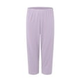 thumbnail image 4 of vigerkar Women's Biker Capri Shorts Workout Sports High Waisted Shorts Solid Stretch Light Quick Dry Comfort Shorts Leggings PP1, L, 4 of 5