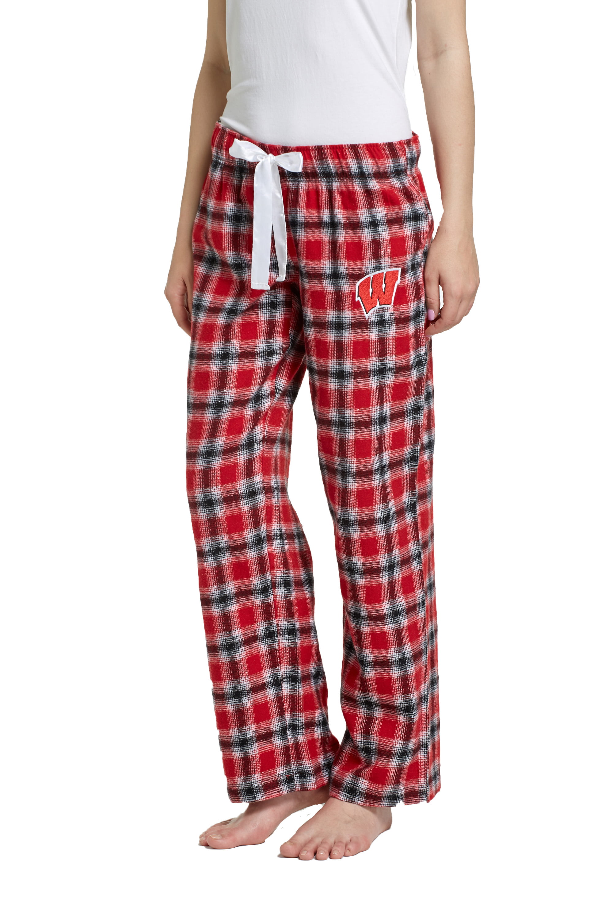 NCAA Wisconsin Badgers Tenacity Ladies' Flannel Pant - Walmart.com ...
