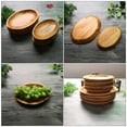 thumbnail image 4 of Wood Fruit Tray 1 Set Useful Solid Wood Dish for Dried Fruit and Snacks, 4 of 6