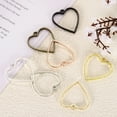thumbnail image 4 of Uxcell 32 Pack Open Bezel, Heart Resin Bezels Pendants Open Back Bezel, Bronze, 4 of 7