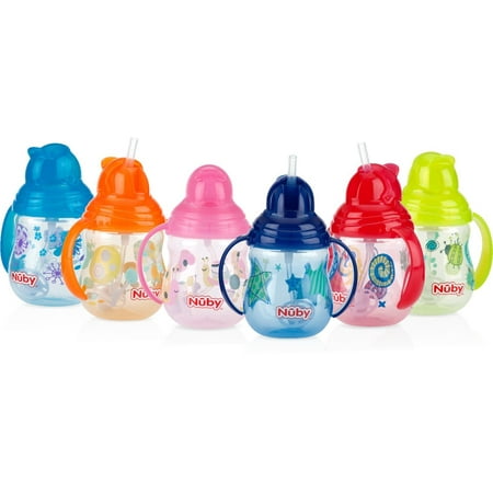 Sip Straw - Nuby? Flip N Sip No Spill Tumbler w-Straw - CASE OF 24