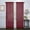 Burgundy, variant on Sheer Curtains Set of 2, 54" X 84" Window Solid Sheer Curtain Drapes Rod Pocket Top Panels for Bedroom Living Room Kitchen Color: Light Grey
