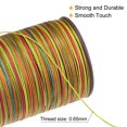 thumbnail image 4 of Thin Waxed Thread 93 Yards 0.65mm Polyester String Cord for Machine Sewing Hand Quilting Weaving, Colorful, 4 of 5