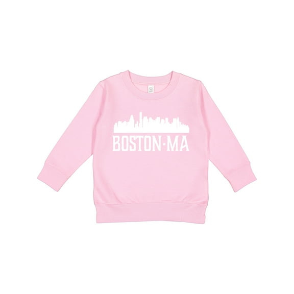 Inktastic Boston Massachussetts Skyline City Silhouette Toddler Sweatshirt