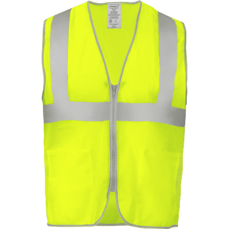 

Ironwear 1231 Class 2 Polyester Safety Vest w/ Zipper Front & 2 Pockets