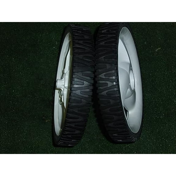 SET OF 2 REAR MOWER WHEELS 194387X427 532433117 431880X427 431880X460 585911001,Replacement for HUSQVARNA OEM