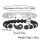 thumbnail image 2 of 2pcs Magnetic Couple Bracelet Set, Matching Hearts Yin Yang Bracelet, Beaded Bracelet for Men & Women, Friendship, Valentine's Day Gift, 2 of 5