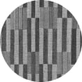 thumbnail image 1 of Ahgly Company Indoor Round Abstract Gray Modern Area Rugs, 5' Round, 1 of 4