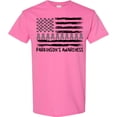thumbnail image 3 of Inktastic Parkinson's Awareness Gray Ribbons and Flag T-Shirt, 3 of 5