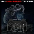 thumbnail image 5 of Portable 4K TV Video Retro Game Console 2.4G Wireless Controller Family Game Stick Built-in 20000+ Classic Games, 5 of 9