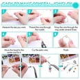 thumbnail image 3 of Ring Making Kit with 28 Colors Crystal Beads,1660 Pcs Crystal Jewelry Making Kit with Gemstone Chip Beads, Jewelry Wire, 3 of 5