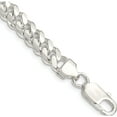 thumbnail image 1 of Sterling Silver 7.25mm Polished Domed Curb Chain (8 X 7.25) Made In Italy qdb200-8, 1 of 5