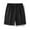Black, variant on Blczomt Athletic Shorts for Men Big And Tall Stretch Elastic Waist Black Drawstring Pockets Mid Waist Shorts for Men