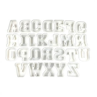 Dezsed Large Alphabet Epoxy Resin Mould English Letter Silicone